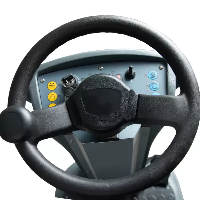 Heavy Duty Electric Auto Drive Ride-On Floor Scrubber Sweeper — image 4