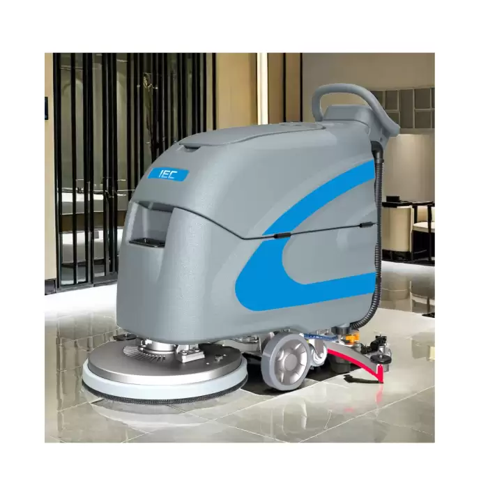 Commercial Industrial Walk Behind Electric Floor Scrubber Dryer — image 4