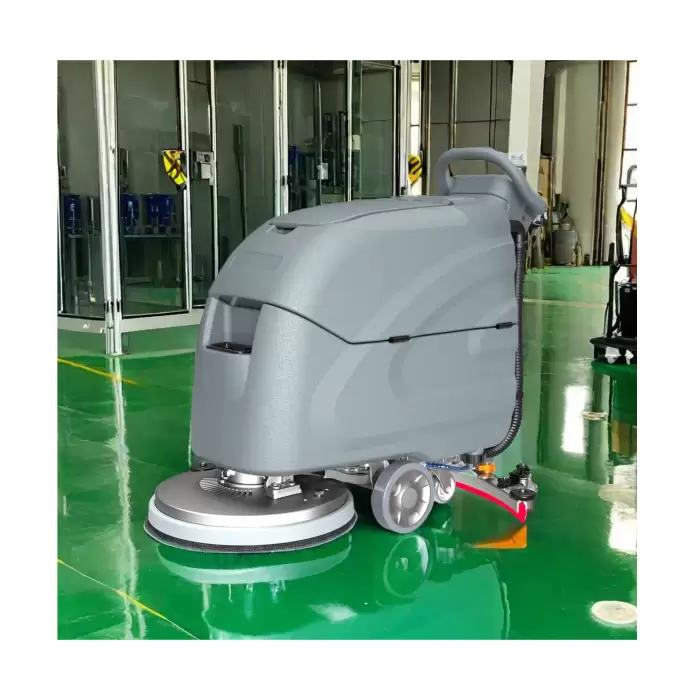 Commercial Industrial Walk Behind Electric Floor Scrubber Dryer — image 5