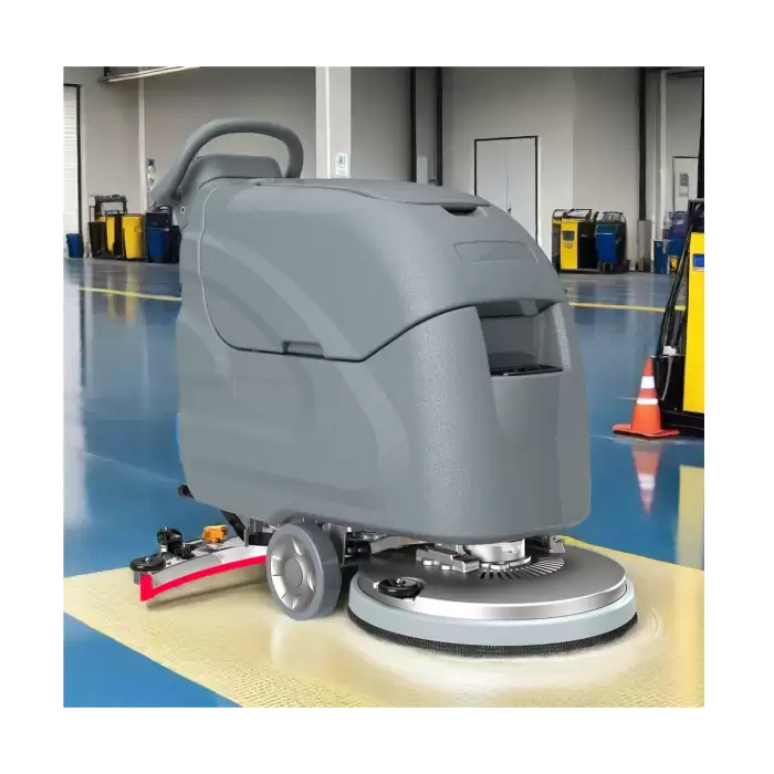 Commercial Industrial Walk Behind Electric Floor Scrubber Dryer — image 6