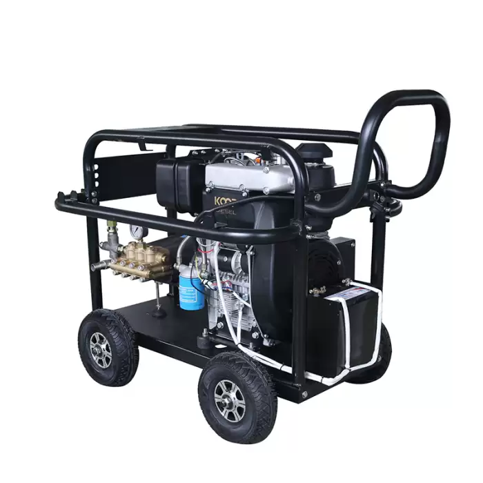 15LPM Up To 500Bar High Pressure Water Pump Cleaning Machine with 22HP Diesel Engine — image 2
