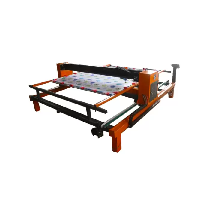 Auto Trimmer Blanket Making Single Needle Quilting Machine Working Table — image 3