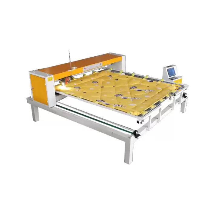 Auto Trimmer Blanket Making Single Needle Quilting Machine Working Table — image 6