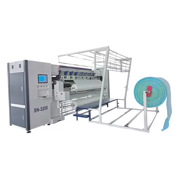 Automatic Computerized Non Shuttle Multi-Needle Quilting Machine for Mattress — image 4