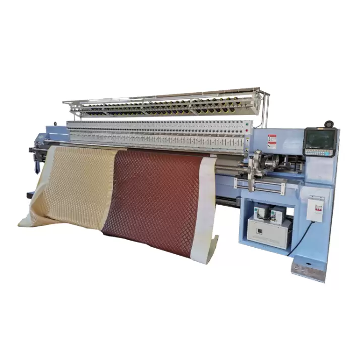 Leather Fabric Embroidery Quilting Machine — image 3