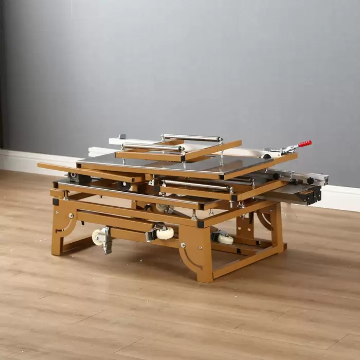 WJS180 Rocker Arm Workbench with Sliding Table Saw Machine and Edge Banding Machine — image 5
