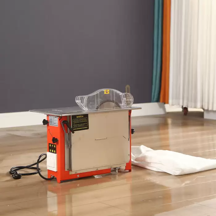 Manual Operation Mini Non-Dust Sliding Table Saw Cutting Machine Panel Saw — image 2
