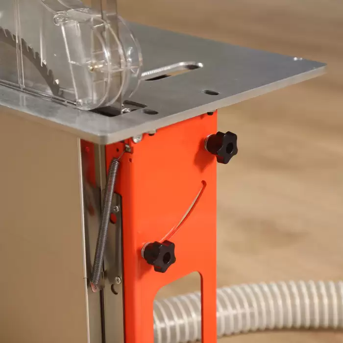 Manual Operation Mini Non-Dust Sliding Table Saw Cutting Machine Panel Saw — image 6