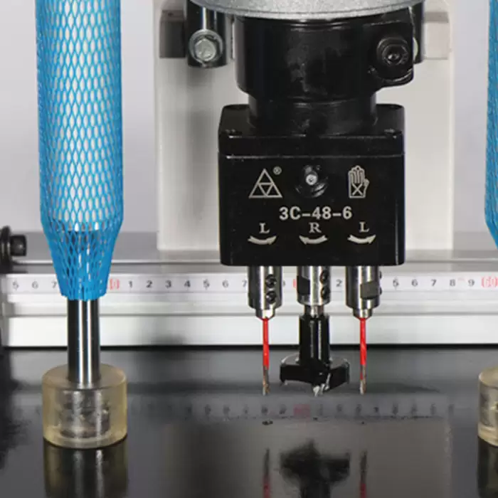 220V MZ73031-A Industrial Single Head Perforated Hinge Drill Woodworking Machine — image 4
