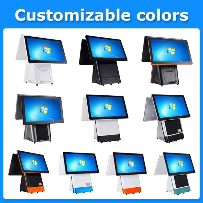 15.6 Inch Windows All In One Touch Dual Screen POS System — image 4