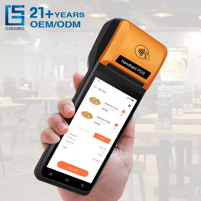5.5 Inch 4G POS Machine Supermarket Handheld Android 13 8-Core Mobile POS Terminal with 58mm Thermal Printer — image 4