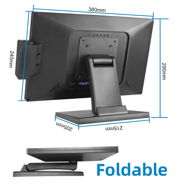 15 Inch Touch Screen Cash Register POS System with Card Slot — image 4