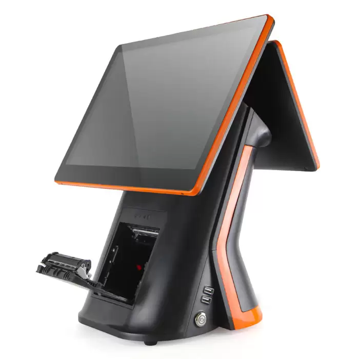 2021 New Designed Touch Screen All In One One or Dual Screen POS System — image 2