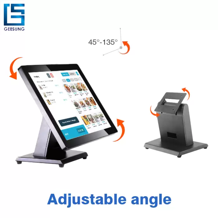 17 Inch POS Machine Windows Aluminum Touch Screen All-in-One Cash Register — image 4