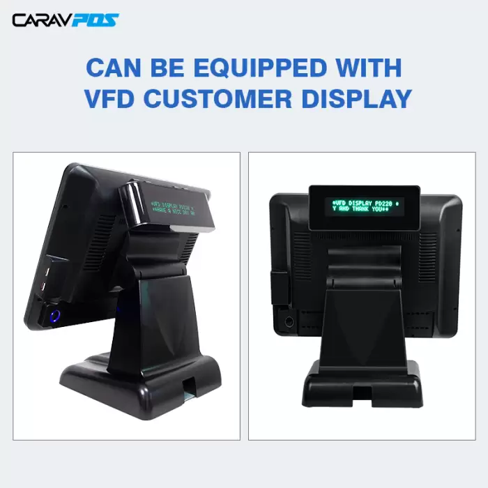 15inch Screen POS Terminal All-in-One Capacitive Touch Retail Cash Register — image 2