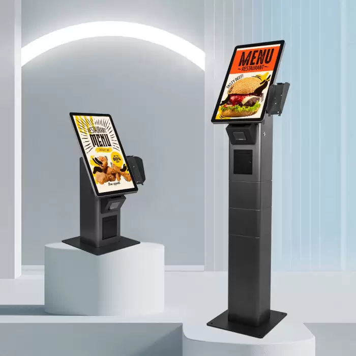 High Quality Thermal POS Machine Fast Food Restaurant Order Touch Screen Self Service Payment Kiosks — image 2