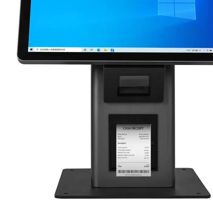 High Quality Thermal POS Machine Fast Food Restaurant Order Touch Screen Self Service Payment Kiosks — image 5