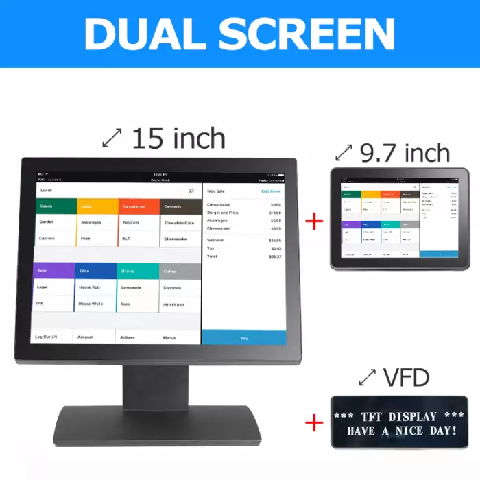 15.6 Inch All-in-One POS Tablet Terminal - Win10/Android 11 — image 5
