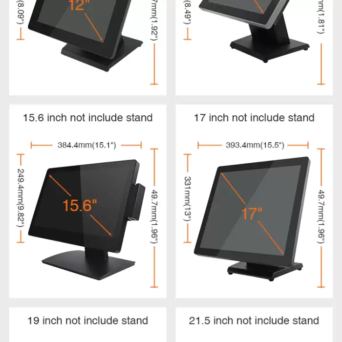 Carav AIO-1520 Dual Screen POS Cash Register — image 5