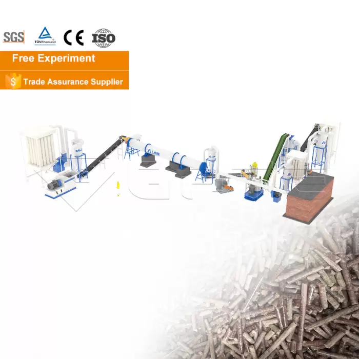 GATE Biowaste Foliage Wood Pellet Mill Line — image 3