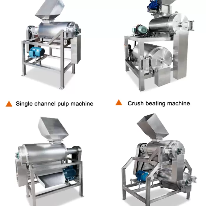 Small Single/Double Channel Mango Apricot Tomato Kiwi Juice Pulper Fruit Pulp Extractor Machine — image 3
