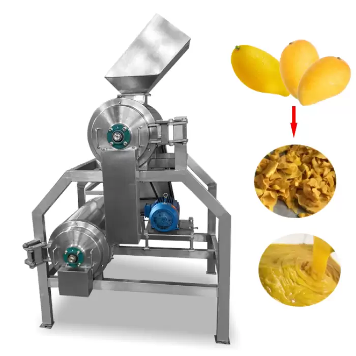 Small Single/Double Channel Mango Apricot Tomato Kiwi Juice Pulper Fruit Pulp Extractor Machine — image 5