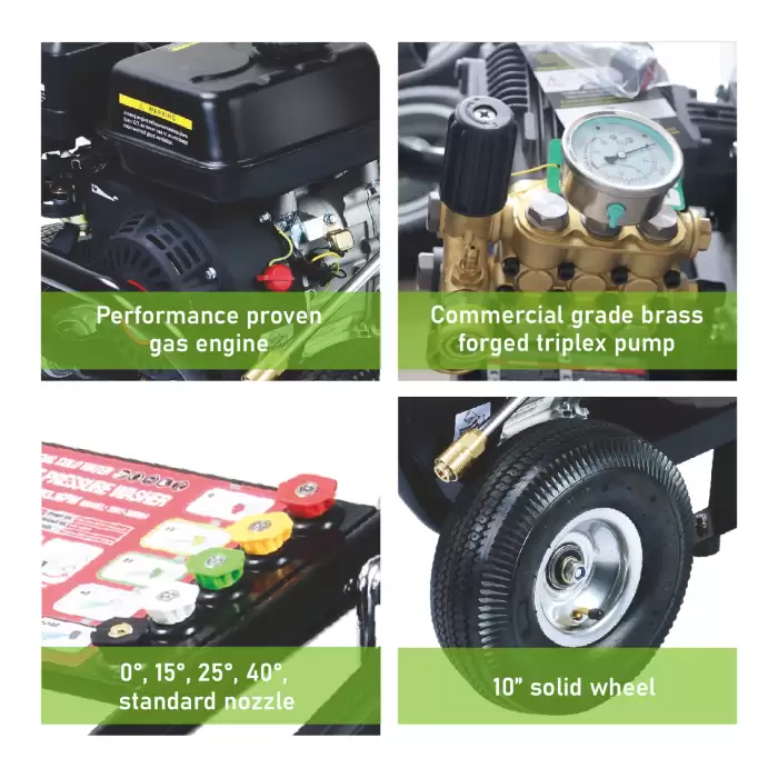 DANAU DCC-20/12A 3000psi 206bar Heavy Duty Power Washer High Pressure Cleaner — image 4