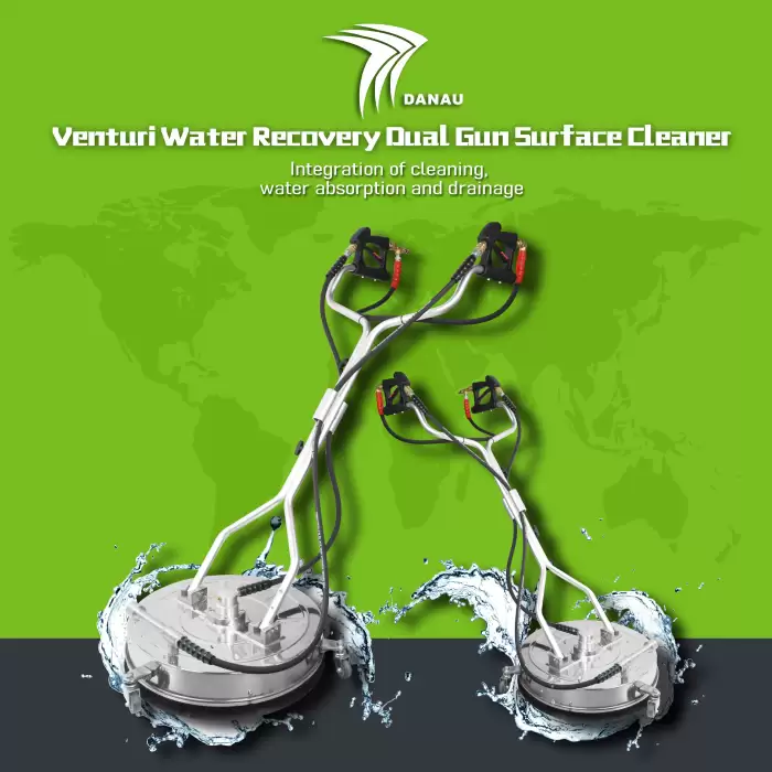 Danau High Pressure Washing Site 24inch Venturi Water Recovery Dual Gun Surface Cleaner — image 2
