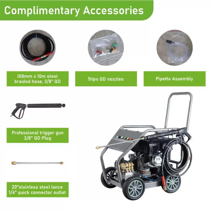 Danau DCC-24/17D 13Hp 3600Psi 250Bar Gasoline High Pressure Cleaner Washer — image 3