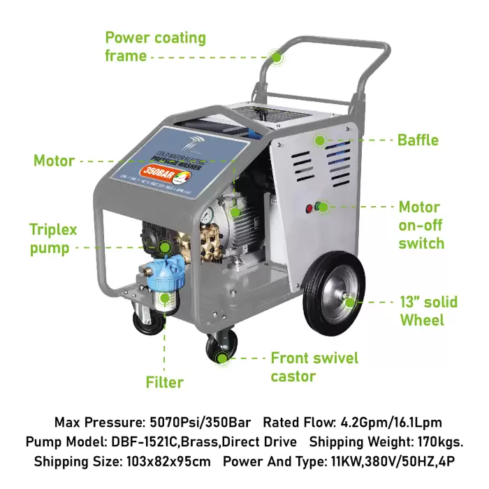 Danau 5070Psi 350Bar High Pressure Cleaner — image 3
