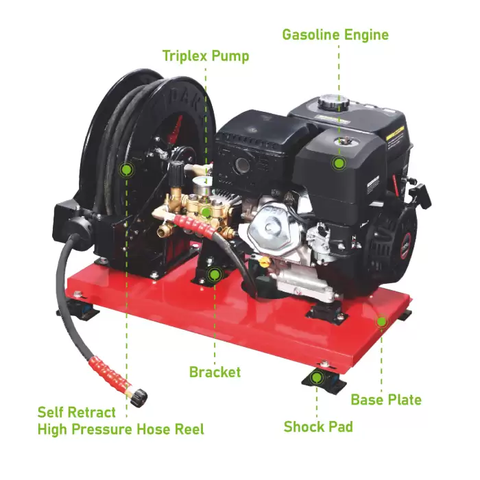Danau 3600PSI 248Bar Gasoline High Pressure Washer Cleaner — image 2