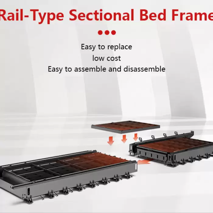12-35m Ultra-large Working Area Floor-rail Type Laser Cutting Machine — image 4