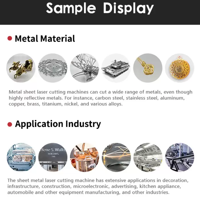 High Precision 1.5KW 3KW Laser CNC Cutter Small Format Laser Cutting Machine — image 6