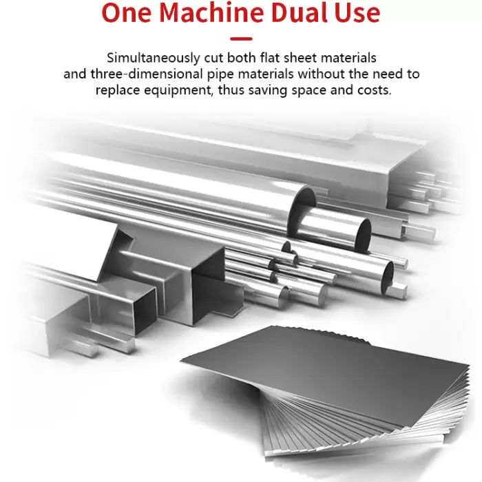 High-Precision 3000W Integrated Plate Tube Fiber Laser Cutting Machine — image 6