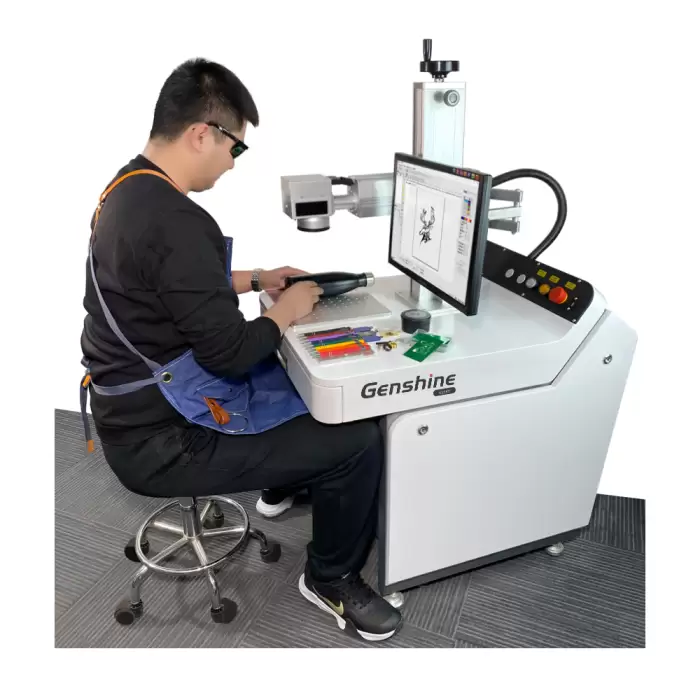 Genshine 20W-200W Cabinet Type Fiber Laser Marking Machine — image 5