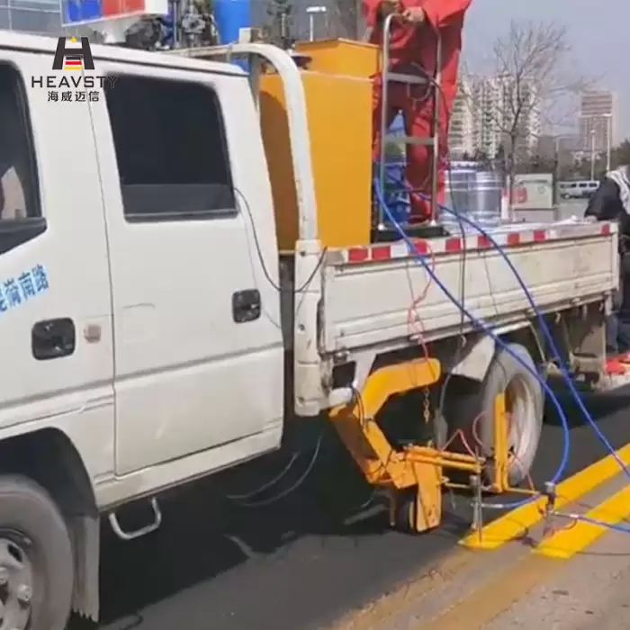 Hand Push Airless Spraying Parking Lot Striping Machine — image 3