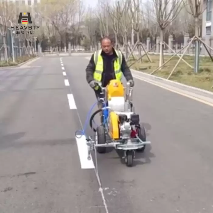 Hand Push Airless Spraying Parking Lot Striping Machine — image 5