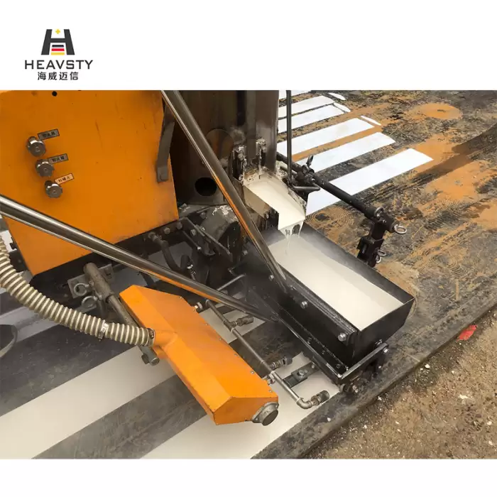 Driving Type Double Lines One Time Painting Hot Paint Ride On Road Marking Machine — image 5