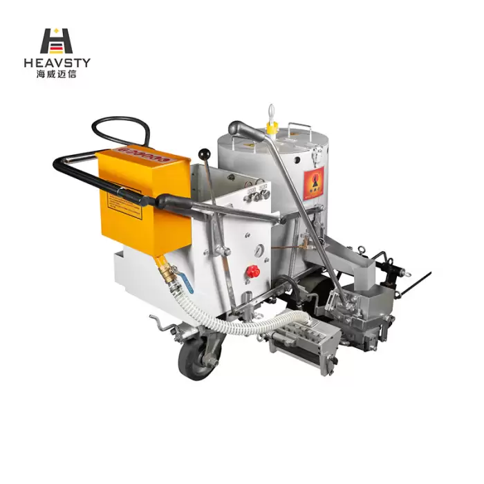 Precise One-Piece Forming Marking Bucket Hand Push Thermoplastic Road Line Hot Melt Road Marking Machine — image 2