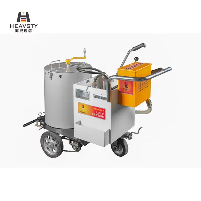 Precise One-Piece Forming Marking Bucket Hand Push Thermoplastic Road Line Hot Melt Road Marking Machine — image 6