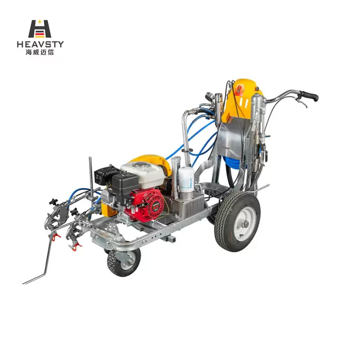 Self-Propelled Airless Painting Stripping Ride-On Road Marking Machine — image 2