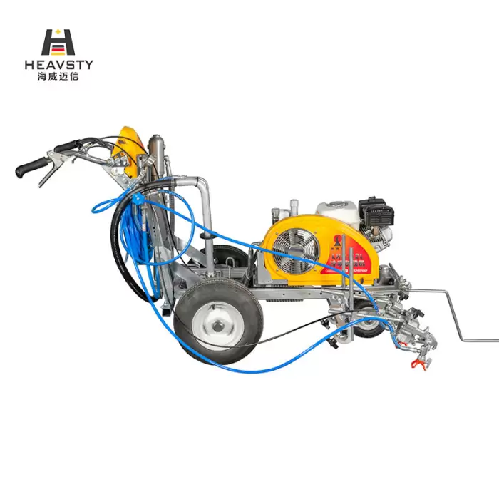 Self-Propelled Airless Painting Stripping Ride-On Road Marking Machine — image 3