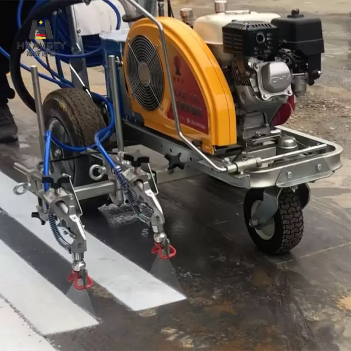 Self-Propelled Airless Painting Stripping Ride-On Road Marking Machine — image 4