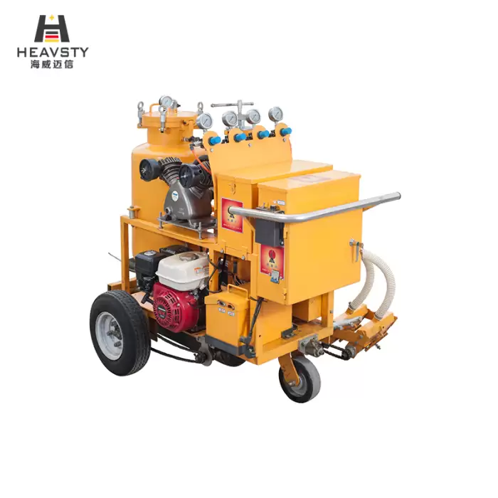 MMA 98:2 98% Paint and 2% Hardener Two Component Cold Plastic Spot Dot Line Road Marking Machine — image 2