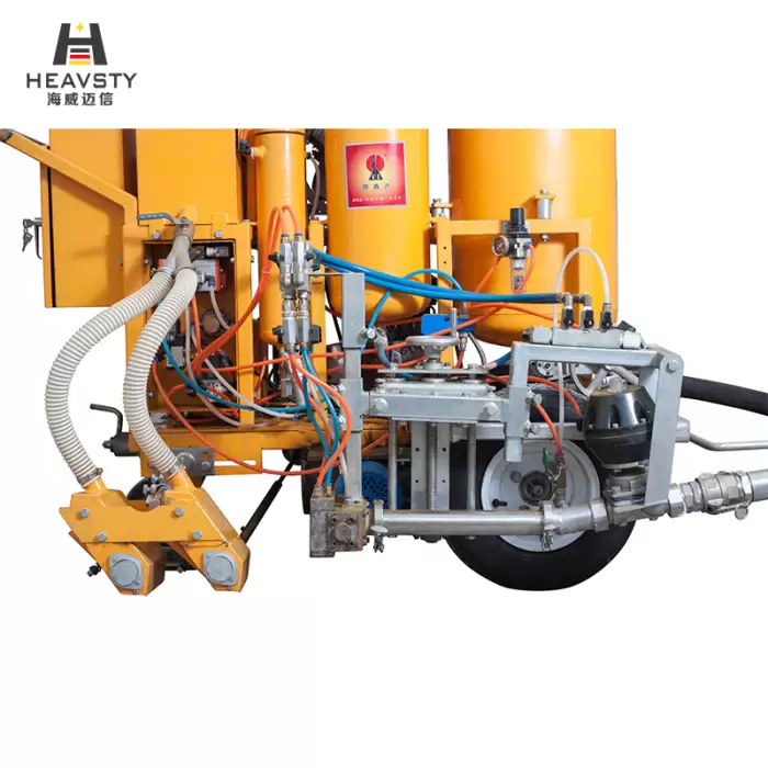 MMA 98:2 98% Paint and 2% Hardener Two Component Cold Plastic Spot Dot Line Road Marking Machine — image 3