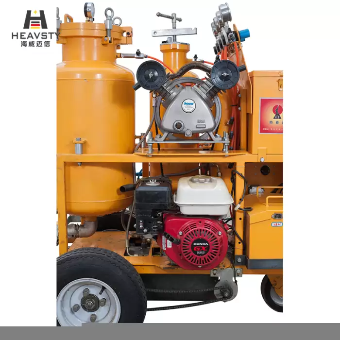MMA 98:2 98% Paint and 2% Hardener Two Component Cold Plastic Spot Dot Line Road Marking Machine — image 5