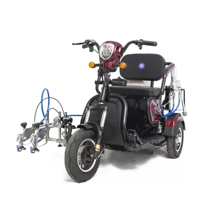 Ride On Airless Line Striper Water-Based Paint Yanfeng NR5000 Vehicle Booster Road Marking Machine — image 3