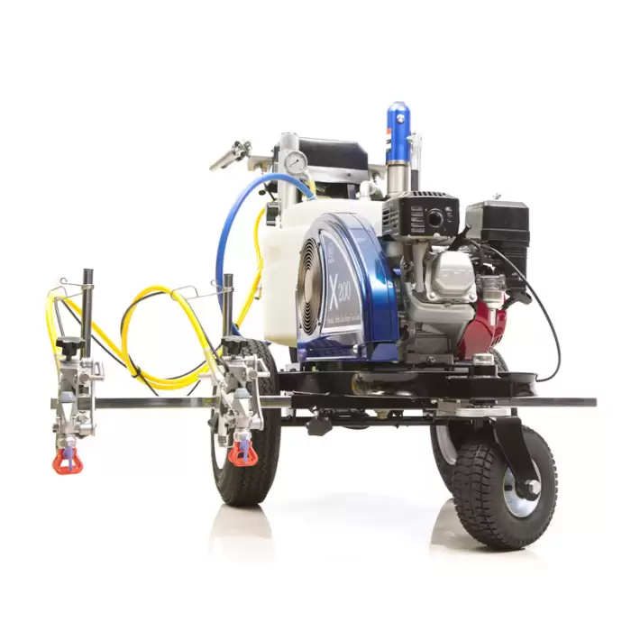 New Double Guns Cold Paint Road Marking Machine — image 4