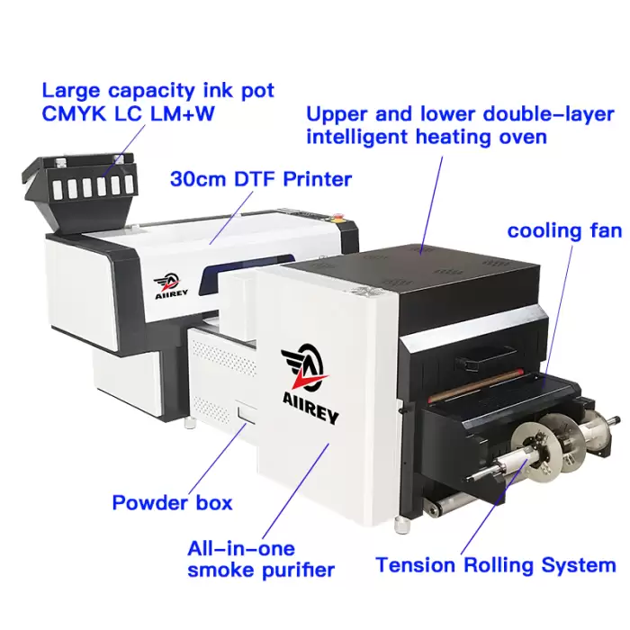 Digital T Shirt Textile L130 Printing Machine All-in-One Heat DTF Printer — image 2
