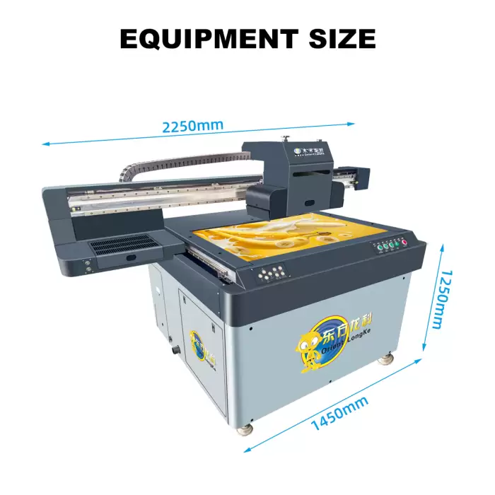 9060 6 Color Inkjet Printer UV Printing Machine Flatbed UV Printer — image 2